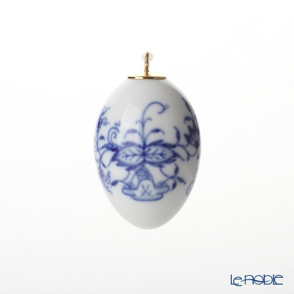 マイセン（Meissen） ブルーオニオン 800101／55M03 イースターエッグ 4.5cm