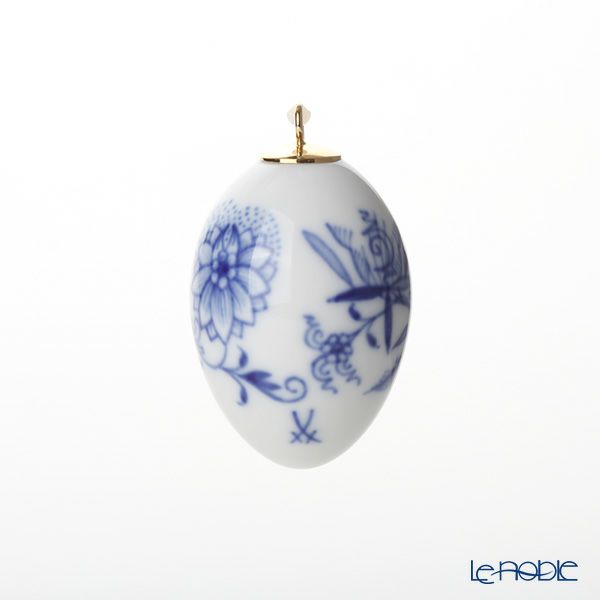 マイセン（Meissen） ブルーオニオン 800101／55M03 イースターエッグ 4.5cm