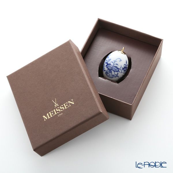 マイセン（Meissen） ブルーオニオン 800101／55M03 イースターエッグ 4.5cm