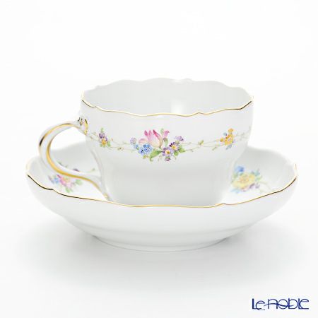 マイセン（Meissen） フラワーガーランド 229010／00582 コーヒーカップ＆ソーサー 200ml