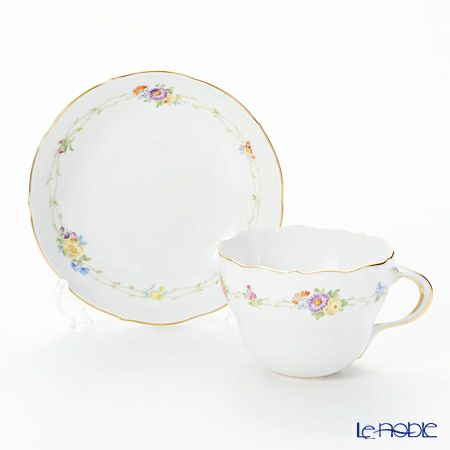 マイセン（Meissen） フラワーガーランド 229010／00582 コーヒーカップ＆ソーサー 200ml