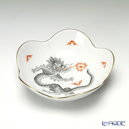 マイセン（Meissen） ドラゴン ブラック 330010／53631 ボウル 14cm