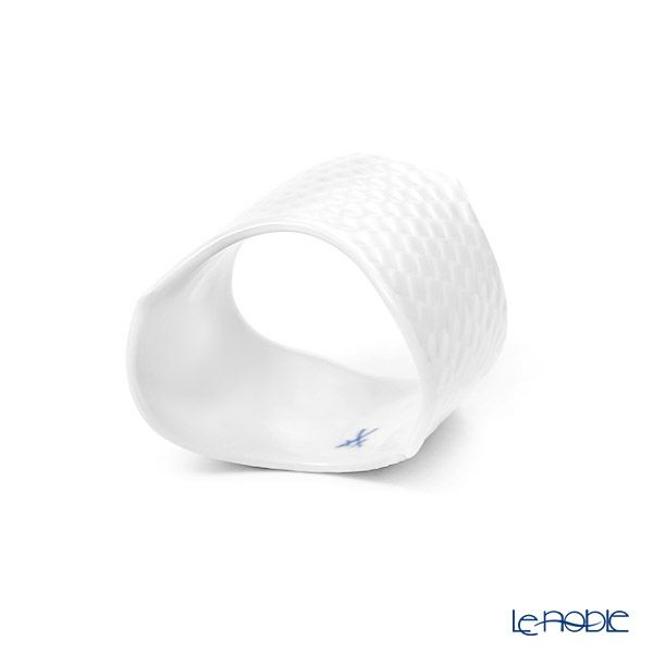 マイセン（Meissen） 波の戯れホワイト 000001／29189 ナプキンリング