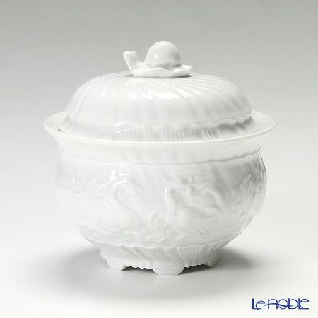 マイセン（Meissen） スワンサービス ホワイト シュガー 10.5cm 000001／05827