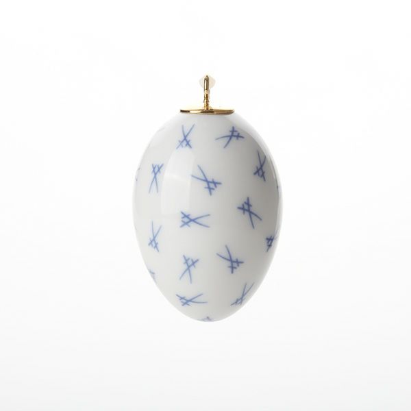 マイセン（Meissen） 散らし剣マーク 77a005／55M03 イースターエッグ 4.5cm