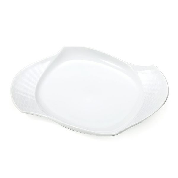 マイセン（Meissen） 波の戯れホワイト 000001／29291 オーバルプレート 25.5cm