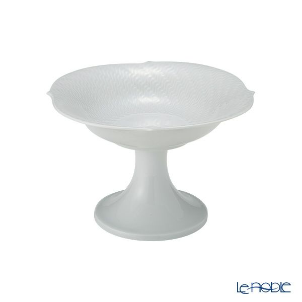 マイセン（Meissen） 波の戯れホワイト 000001／29982 足付きボウル 14cm