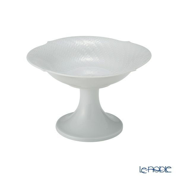 マイセン（Meissen） 波の戯れホワイト 000001／29982 足付きボウル 14cm