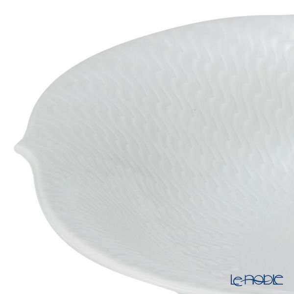 マイセン（Meissen） 波の戯れホワイト 000001／29982 足付きボウル 14cm