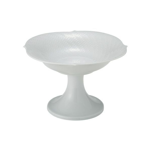 マイセン（Meissen） 波の戯れホワイト 000001／29982 足付きボウル 14cm