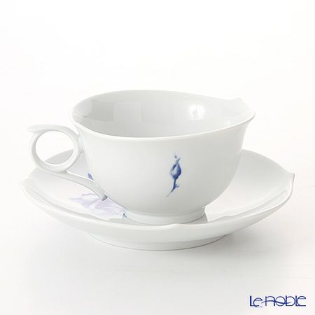 マイセン（Meissen） 青いバラ Aquatinta-Rose 750501／28633 ティーカップ＆ソーサー 170ml