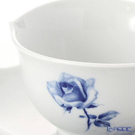 マイセン（Meissen） 青いバラ Aquatinta-Rose 750501／28633 ティーカップ＆ソーサー 170ml