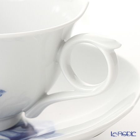 マイセン（Meissen） 青いバラ Aquatinta-Rose 750501／28633 ティーカップ＆ソーサー 170ml