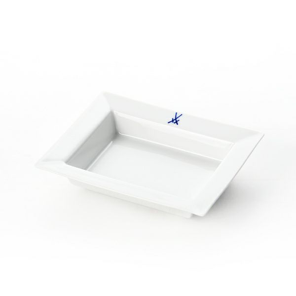 マイセン（Meissen） 剣マーク コレクション 825001／53268 スクエアディッシュ 12×10cm