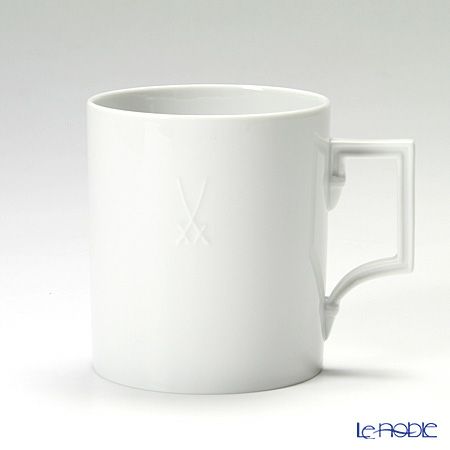 マイセン（Meissen） マイセンホワイト 000001／55358 マグ 250ml（ベルリンシェイプ）