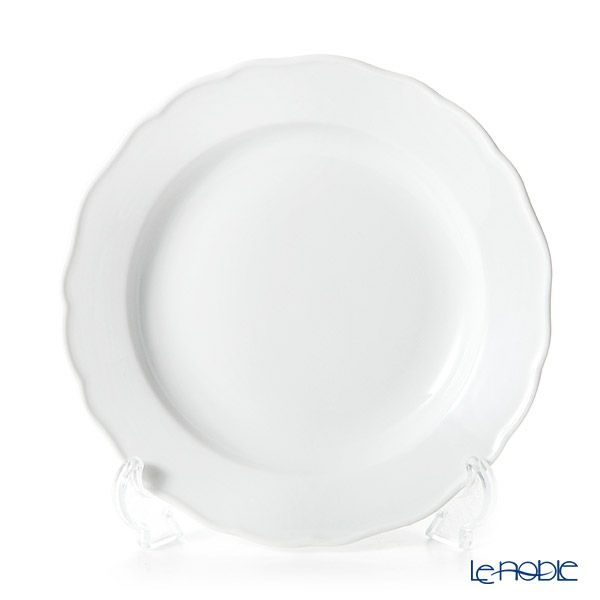 マイセン（Meissen） マイセンホワイト 000001／00472 プレート 20cm（ノイアー・アウスシュニット）