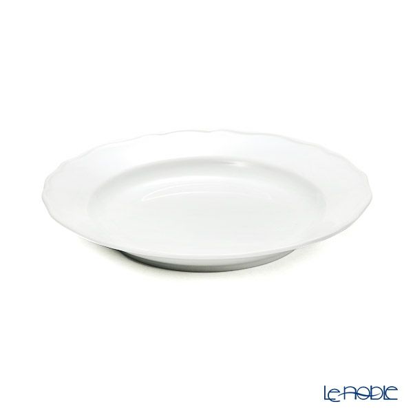 マイセン（Meissen） マイセンホワイト 000001／00472 プレート 20cm（ノイアー・アウスシュニット）