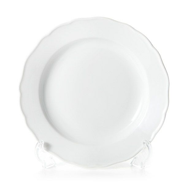 マイセン（Meissen） マイセンホワイト 000001／00472 プレート 20cm（ノイアー・アウスシュニット）