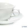 マイセン（Meissen） ホワイトピュア 000001／28633 ティーカップ＆ソーサー 170ml（波の戯れ／レリーフなし）
