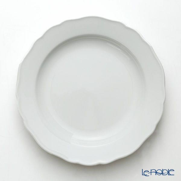 マイセン（Meissen） マイセンホワイト 000001／00475 プレート 25cm（ノイアー・アウスシュニット）