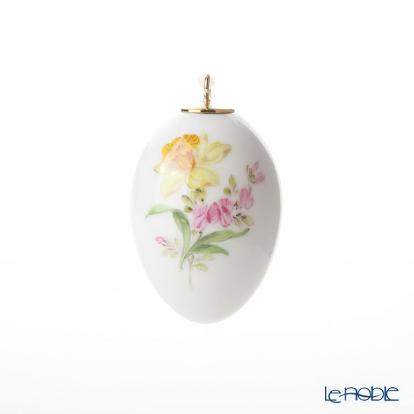 マイセン（Meissen） ベーシックフラワー（二つ花） 04C005／55M03 イースターエッグ 4.5cm（スイセン）