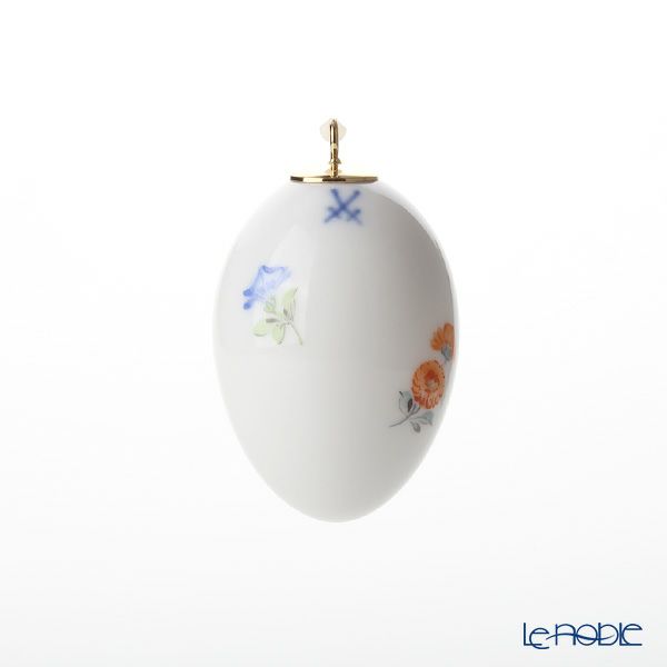 マイセン（Meissen） ベーシックフラワー（二つ花） 04C005／55M03 イースターエッグ 4.5cm（スイセン）