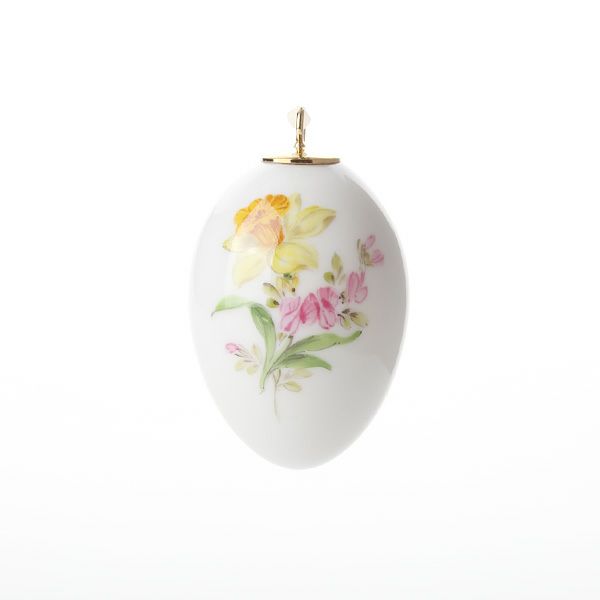 マイセン（Meissen） ベーシックフラワー（二つ花） 04C005／55M03 イースターエッグ 4.5cm（スイセン）