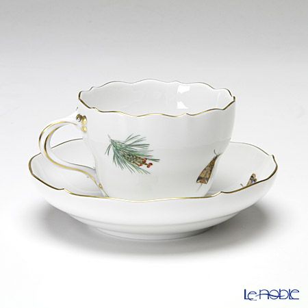 マイセン（Meissen） ビンテージバード 26c003／00582 コーヒーカップ＆ソーサー 200ml シジュウカラ