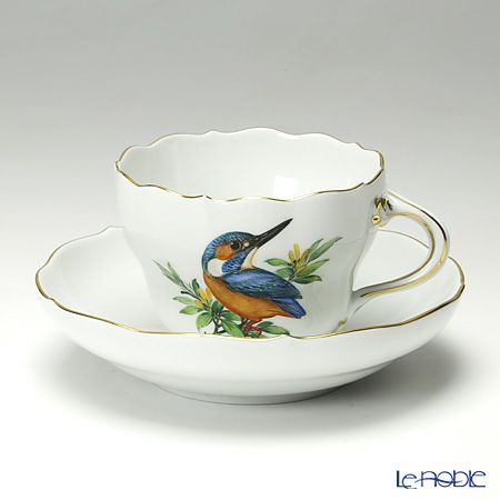 マイセン（Meissen） ビンテージバード 26c002／00582 コーヒーカップ＆ソーサー 200ml カワセミ