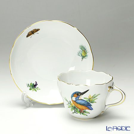 マイセン（Meissen） ビンテージバード 26c002／00582 コーヒーカップ＆ソーサー 200ml カワセミ