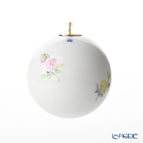 マイセン（Meissen） ベーシックフラワー（三つ花） 06C003／55M09 ボールオーナメント 5cm（ポピー）