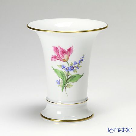 マイセン（Meissen） ビンテージフラワー3 04c006／50034 ベース（花瓶） 14cm チューリップ