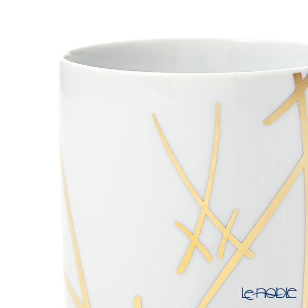 マイセン（Meissen） 剣マーク スタイル（ゴールド） マグカップ 240ml／高さ9cm 77a042／55810