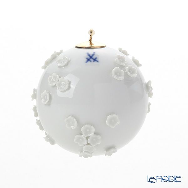 マイセン（Meissen） スノーボール 000001-55m21 ボールオーナメント 5cm