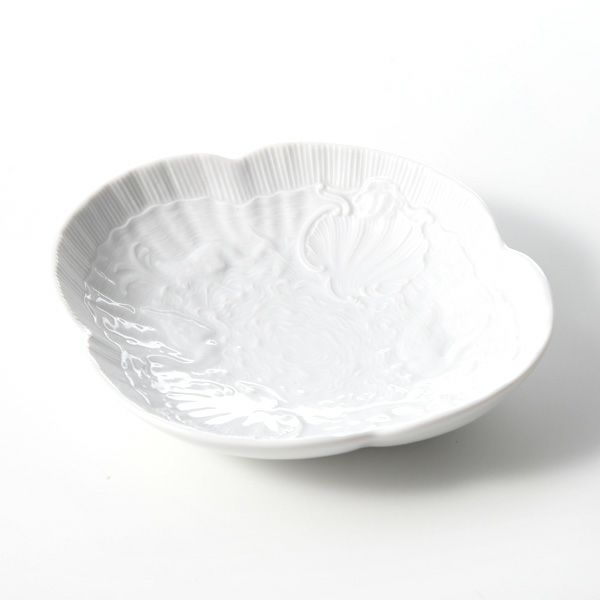 マイセン（Meissen） スワンサービス ホワイト 000001／05283 オーバルディッシュ 13cm