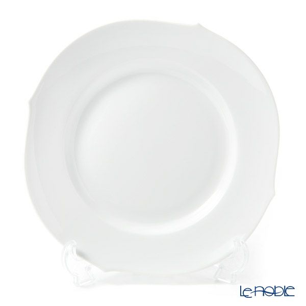 マイセン（Meissen） ホワイトピュア 000001／28472 プレート 22.5cm（波の戯れ／レリーフなし）