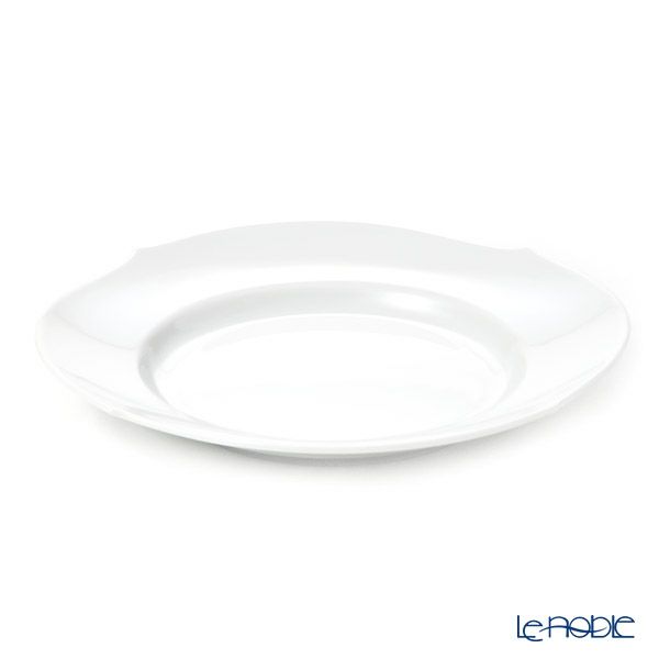 マイセン（Meissen） ホワイトピュア 000001／28472 プレート 22.5cm（波の戯れ／レリーフなし）