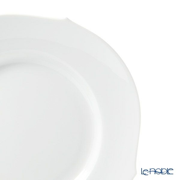 マイセン（Meissen） ホワイトピュア 000001／28472 プレート 22.5cm（波の戯れ／レリーフなし）