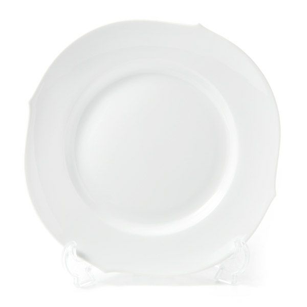 マイセン（Meissen） ホワイトピュア 000001／28472 プレート 22.5cm（波の戯れ／レリーフなし）