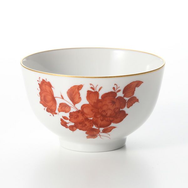 アウガルテン（AUGARTEN） マリアテレジアオレンジ（5098D） ストローフラワー ティーボウル（114）