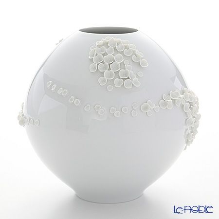 マイセン（Meissen） スノーボール 000001／82325 ベース（花瓶）
