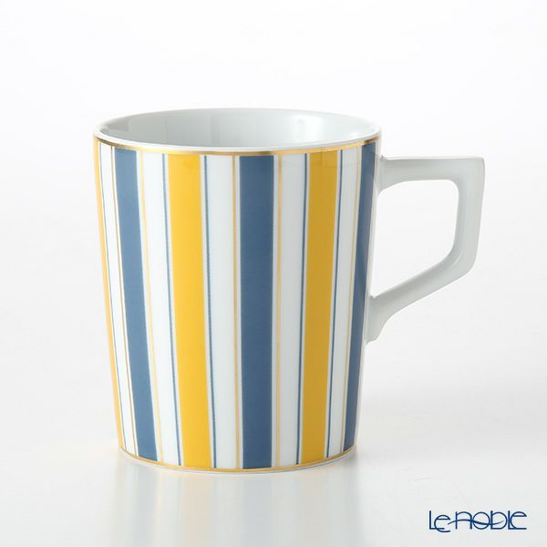 マイセン（Meissen） ストライプ 79A218-41575 マグ 9cm／250ml（リッチ）