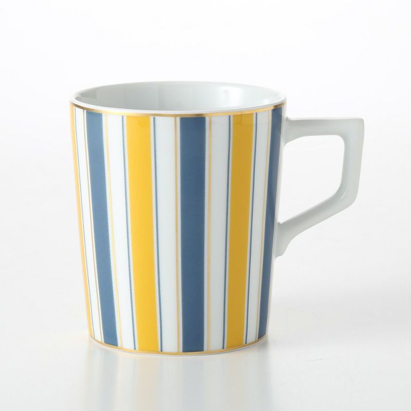 マイセン（Meissen） ストライプ 79A218-41575 マグ 9cm／250ml（リッチ）