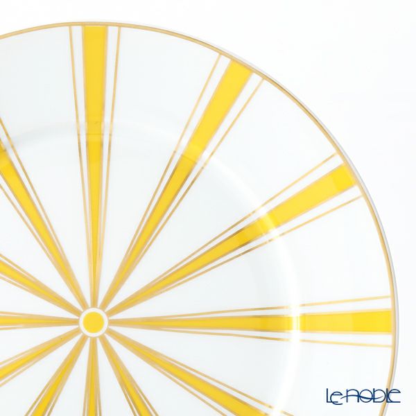 マイセン（Meissen） ストライプ 79A220-41501 ブレッド＆バタープレート（イエロー）