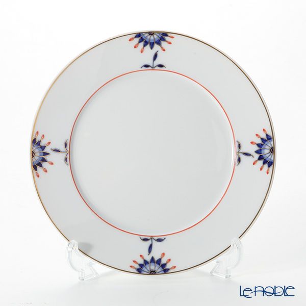 マイセン（Meissen） ノーブルブルー 802390-41501 B＆Bプレート 17cm （フラワーバッズ）