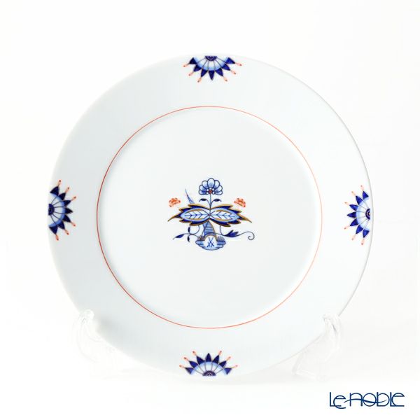 マイセン（Meissen） ノーブルブルー 802790-41473 デザートプレート（ダブルリーフ）