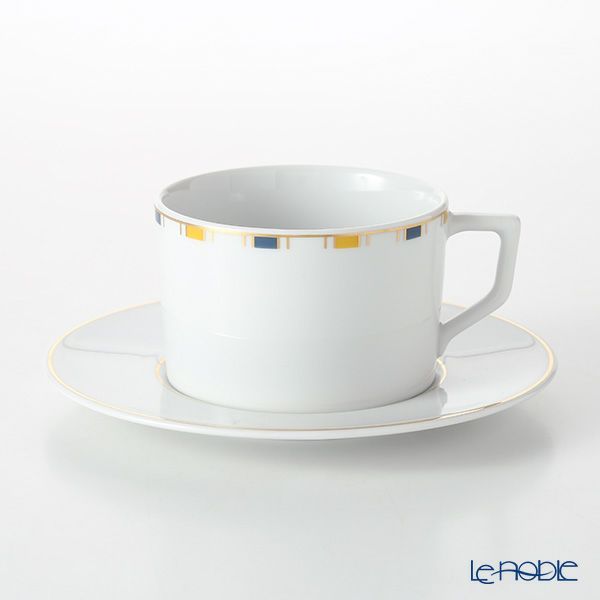 マイセン（Meissen） ストライプ 79A213-41582 コーヒーカップ＆ソーサー 180ml／14.5cm