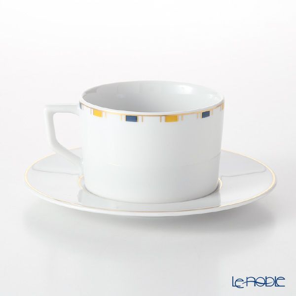 マイセン（Meissen） ストライプ 79A213-41582 コーヒーカップ＆ソーサー 180ml／14.5cm