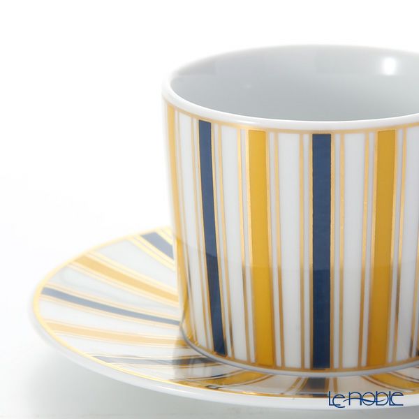 マイセン（Meissen） ストライプ 79A218-41579 エスプレッソカップ＆ソーサー 100ml （リッチ）