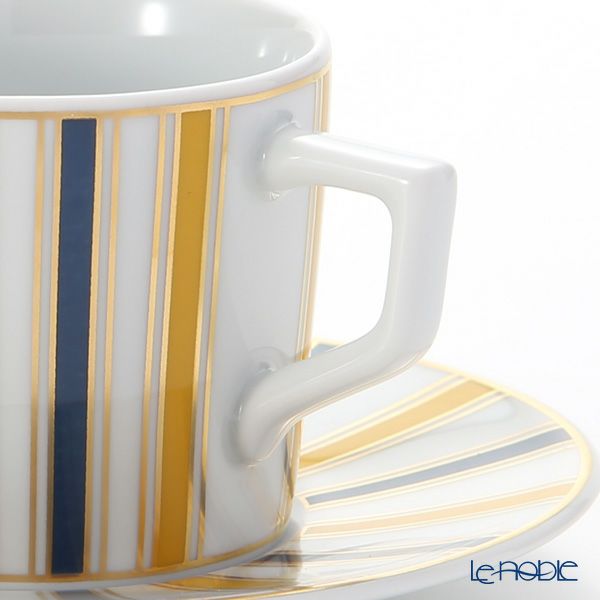 マイセン（Meissen） ストライプ 79A218-41579 エスプレッソカップ＆ソーサー 100ml （リッチ）